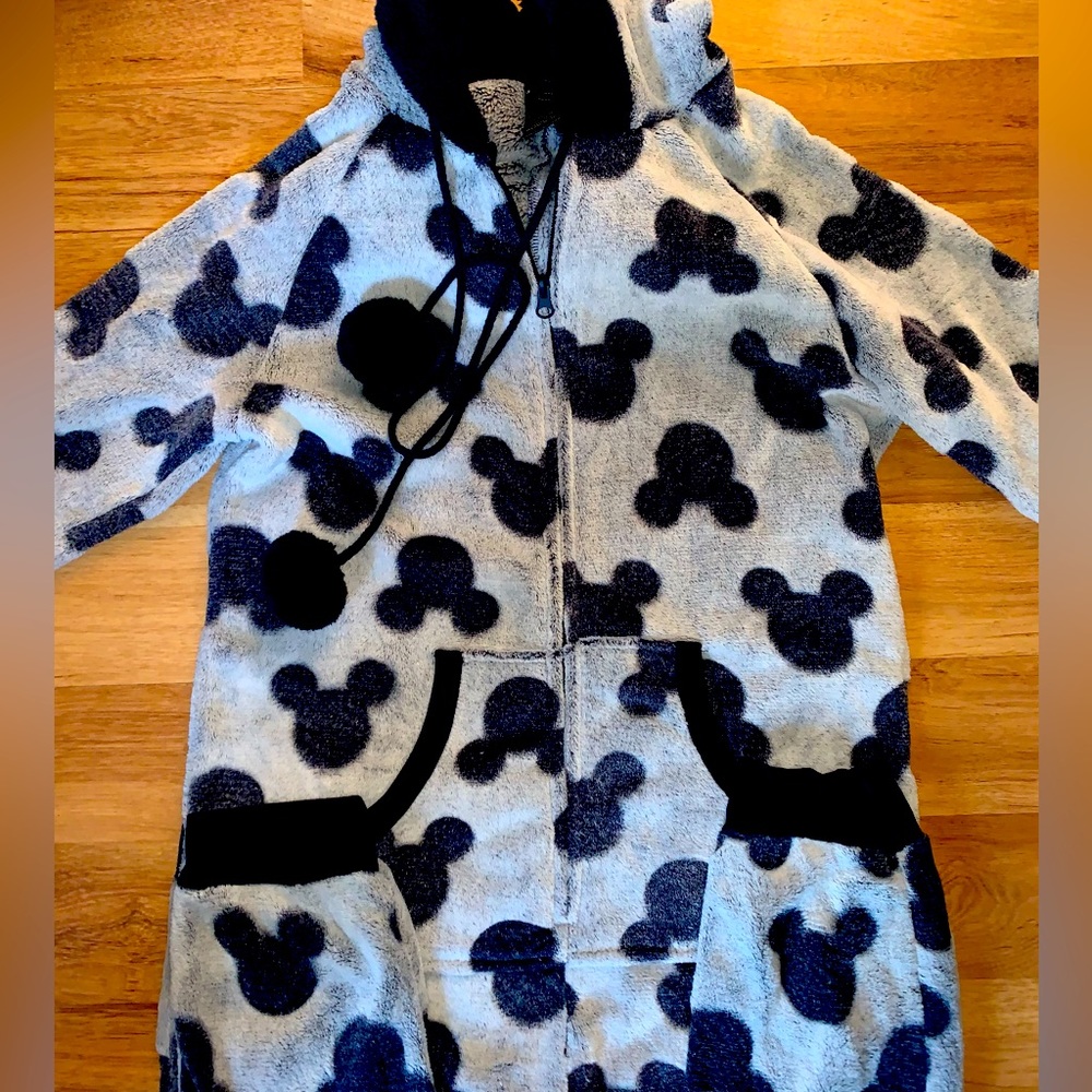 Disney Womens Mickey mouse full onsie Pj’s